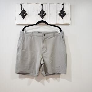 Faherty All Day Shorts 7” Ice Grey Light Gray Size 35